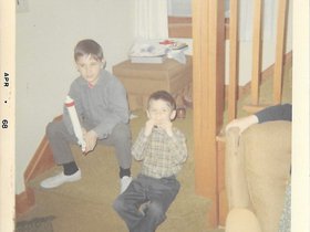 1968 April - Easter McCarthy's - Paul & John.jpg